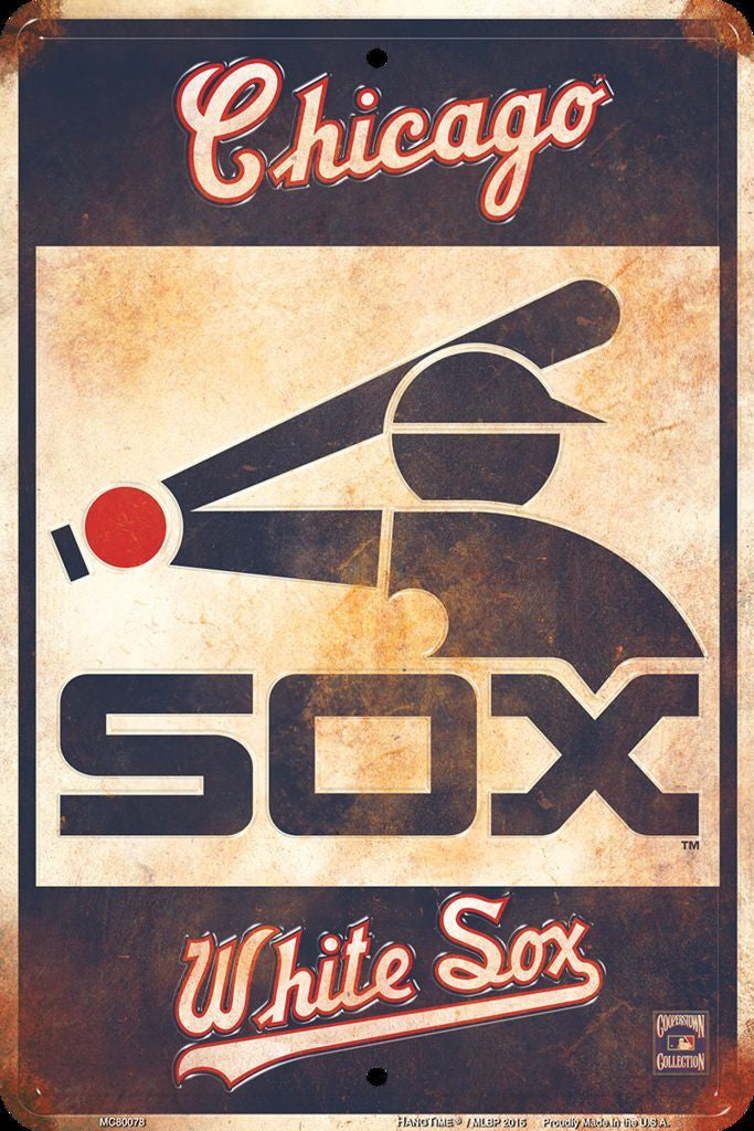 Chicago White Sox Retro Vintage Parking Sign