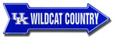 Kentucky Wildcats Country Arrow Sign