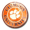 Clemson Tigers Round Metal Sign