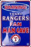 Texas Rangers Warning Parking Sign