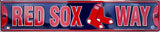 Boston Red Sox Embossed Metal Street Sign Red Sox Way