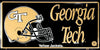 Georgia Tech License Plate Yellow Jackets