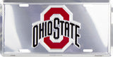 Ohio State Buckeyes Chrome License Plate