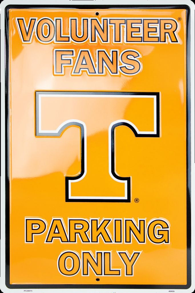 Tennessee Volunteer Fans Parking Only Large Sign