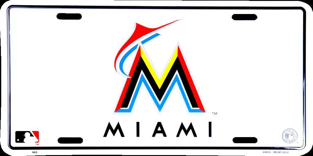 Miami Marlins License Plate