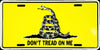 Don'T Tread On Me License Plate