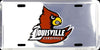 Louisville Chrome License Plate