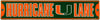 Miami Hurricanes Lane Street Sign