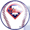 Philadelphia Phillies Round Baseball Sign