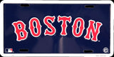 Boston Red Sox License Plate