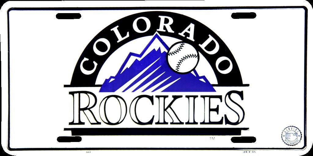 Colorado Rockies License Plate