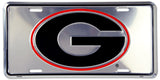 Georgia Bulldogs Chrome License Plate