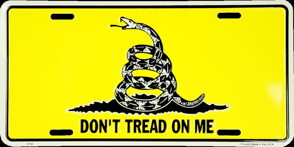 Don'T Tread On Me License Plate