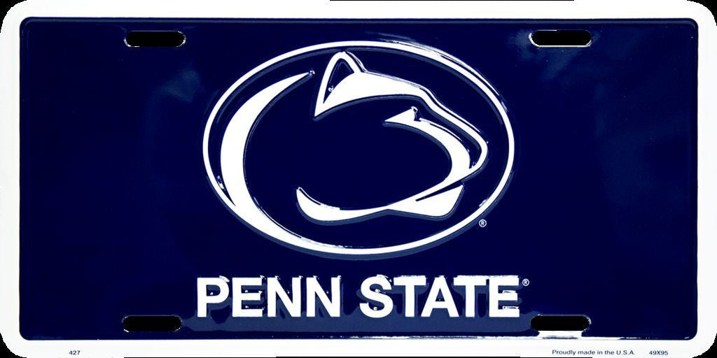 Penn State License Plate Penn St Nittany Lions
