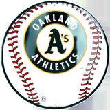 Oakland A'S Athletics Round Baseball Sign