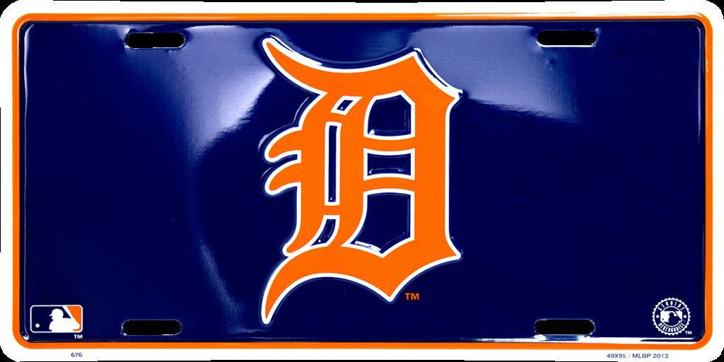 Detroit Tigers License Plate