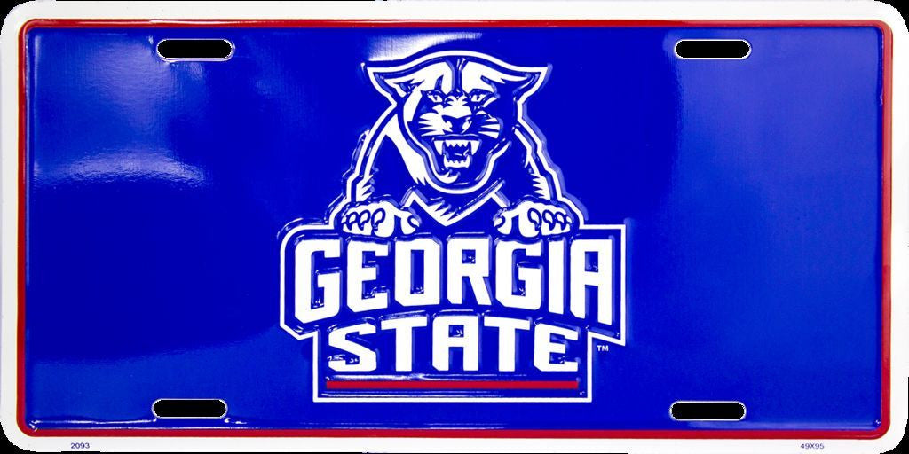 Georgia State Panthers License Plate