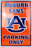 Auburn Tigers Fans Parking Only Large 12