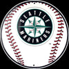 Seattle Mariners Round Baseball Sign