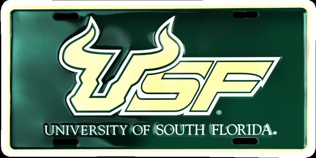 South Florida Bulls License Plate