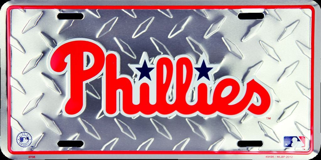 Philadelphia Phillies Diamond License Plate
