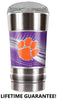 Clemson Vacuum Insulated Stainless Steel Tumbler 20Oz Travel Mug Tigers Bpa Free