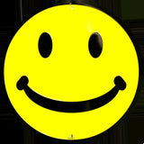 Smiley Face Round Metal Sign