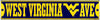 West Virginia Ave Street Sign