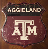 Texas A&M Aggies Shield Aggieland