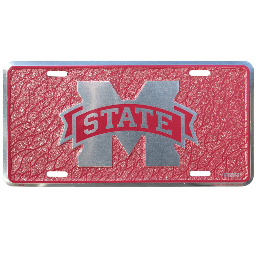 Mississippi State Bulldogs License Plate Mosaic