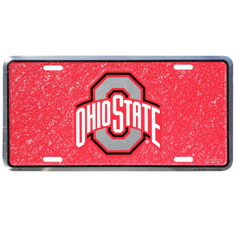 Ohio State Buckeyes License Plate Mosaic