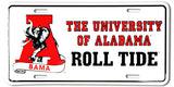 Alabama Roll Tide Car Truck Tag License Plate Elephant A