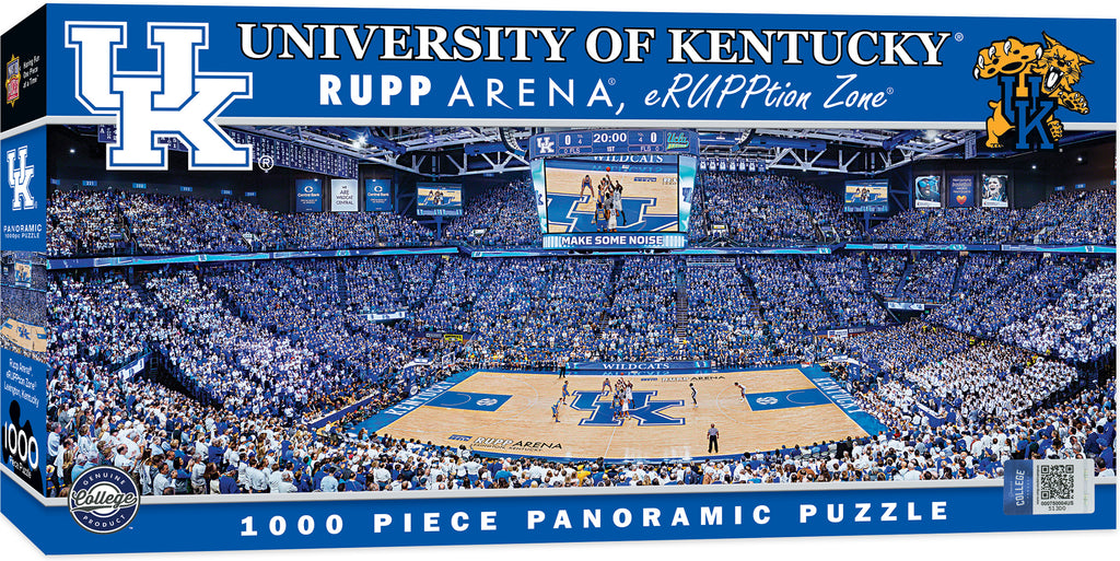 Kentucky Wildcats Stadium Panoramic Jigsaw Puzzle 1000 Pc Ncaa Rupp Arena Basketball