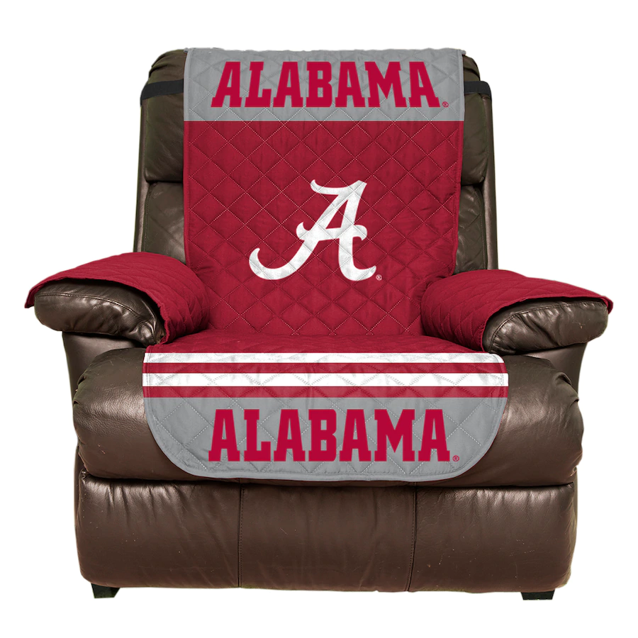 Alabama Crimson Tide Furniture Protector Cover Recliner Reversible