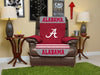 Alabama Crimson Tide Furniture Protector Cover Recliner Reversible