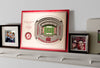 Alabama Crimson Tide 5-Layer Stadium Views 3D Wall Art Of Bryant-Denny Stadium Office