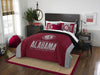 Alabama Crimson Tide Full/Queen Comforter And Sham 3Pc Set Northwest Ncaa Modern Take