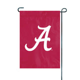 Alabama Crimson Tide Garden Flag Applique Embroidered Premium Full Size Heavyweight