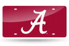 Alabama Crimson Tide Laser Mirror Car Tag