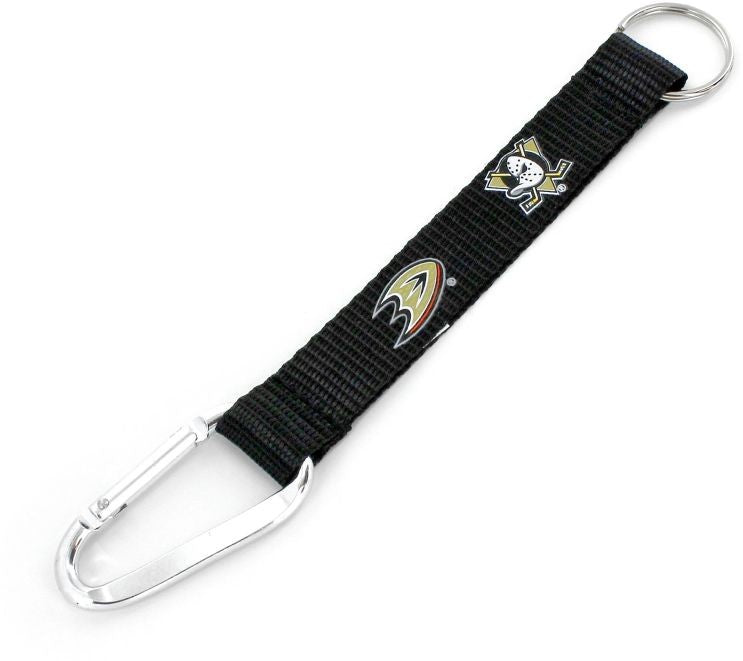 Anaheim Ducks Carabiner Lanyard Keychain  8" Nhl