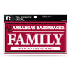 Arkansas Razorbacks True Pride Decal Family Wooo Pig Sooie Auto 3