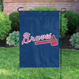 Atlanta Braves Garden Mini Flag Applique Embroidered Premium Heavy Weight Full Size Nylon