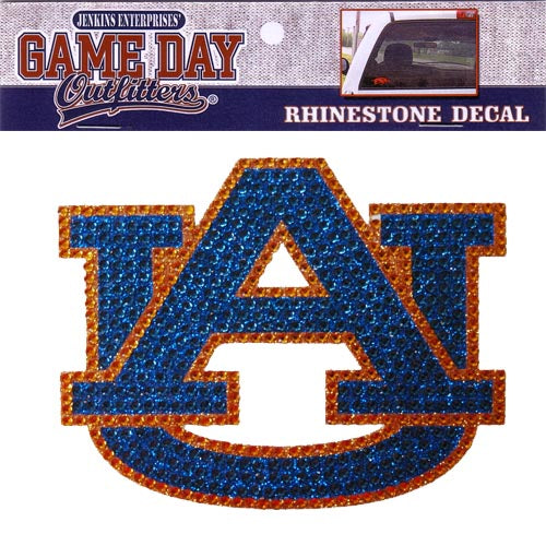 Auburn Tigers Rhinestone Bling Window Decal Sticker