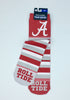 Alabama Crimson Tide Team Socks New Sublimated Crew Ankle Ncaa Unisex Pick A Size College