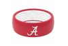 ALABAMA CRIMSON TIDE SILICONE RING WEDDING COLLEGE GROOVE GAMEDAY