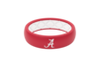 ALABAMA CRIMSON TIDE SILICONE RING WEDDING COLLEGE GROOVE GAMEDAY