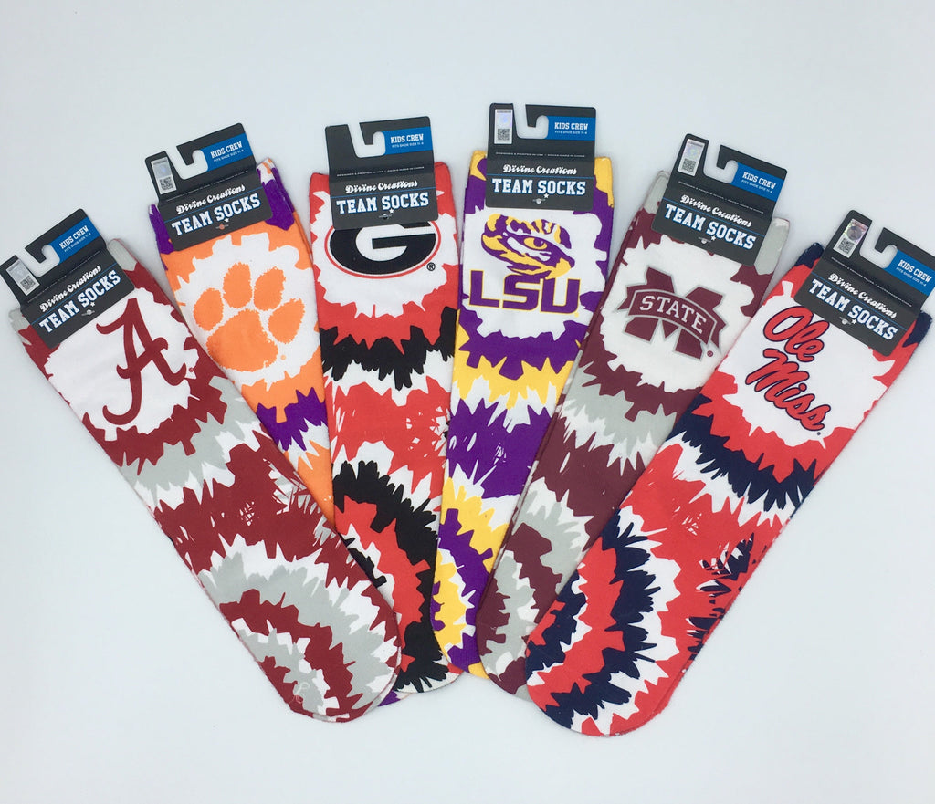 Georgia Bulldogs Team Socks New Sublimated Crew Ankle Ncaa Unisex Pick A Size College