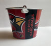 NFL Aluminum Bucket 5 QT Drink Party Pail Ice Metal  - Choose Your Team