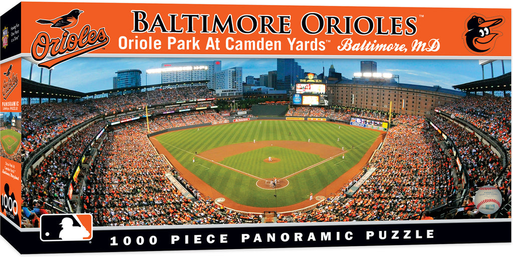 Baltimore Orioles Panoramic Jigsaw Puzzle MLB 1000 PC Oriole Park at Camden Yards