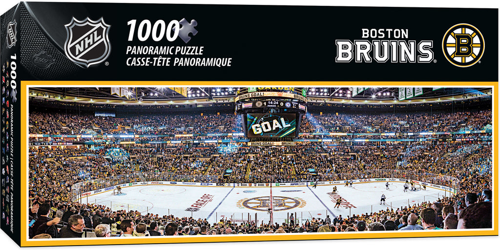 BOSTON BRUINS STADIUM PANORAMIC JIGSAW PUZZLE NHL 1000 PC HOCKEY